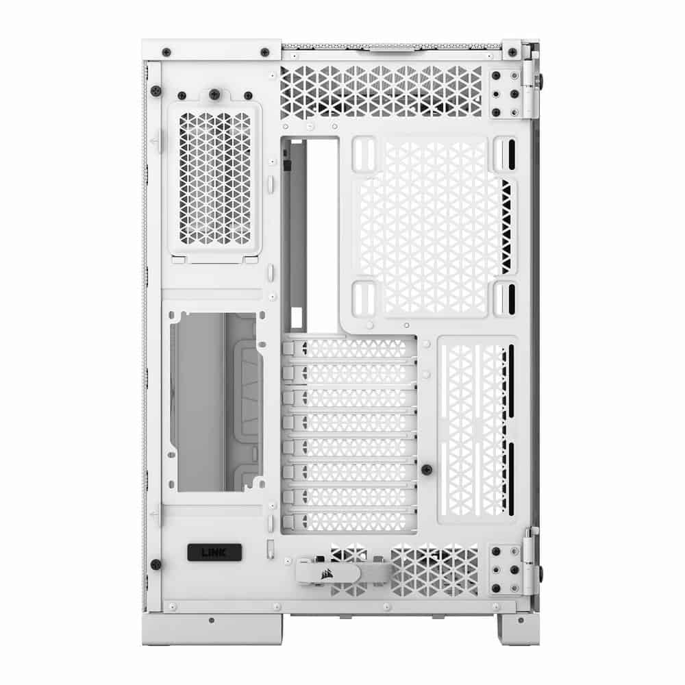 (image for) Corsair 6500X White Dual Chamber Tempered Glass Mid Tower PC Case